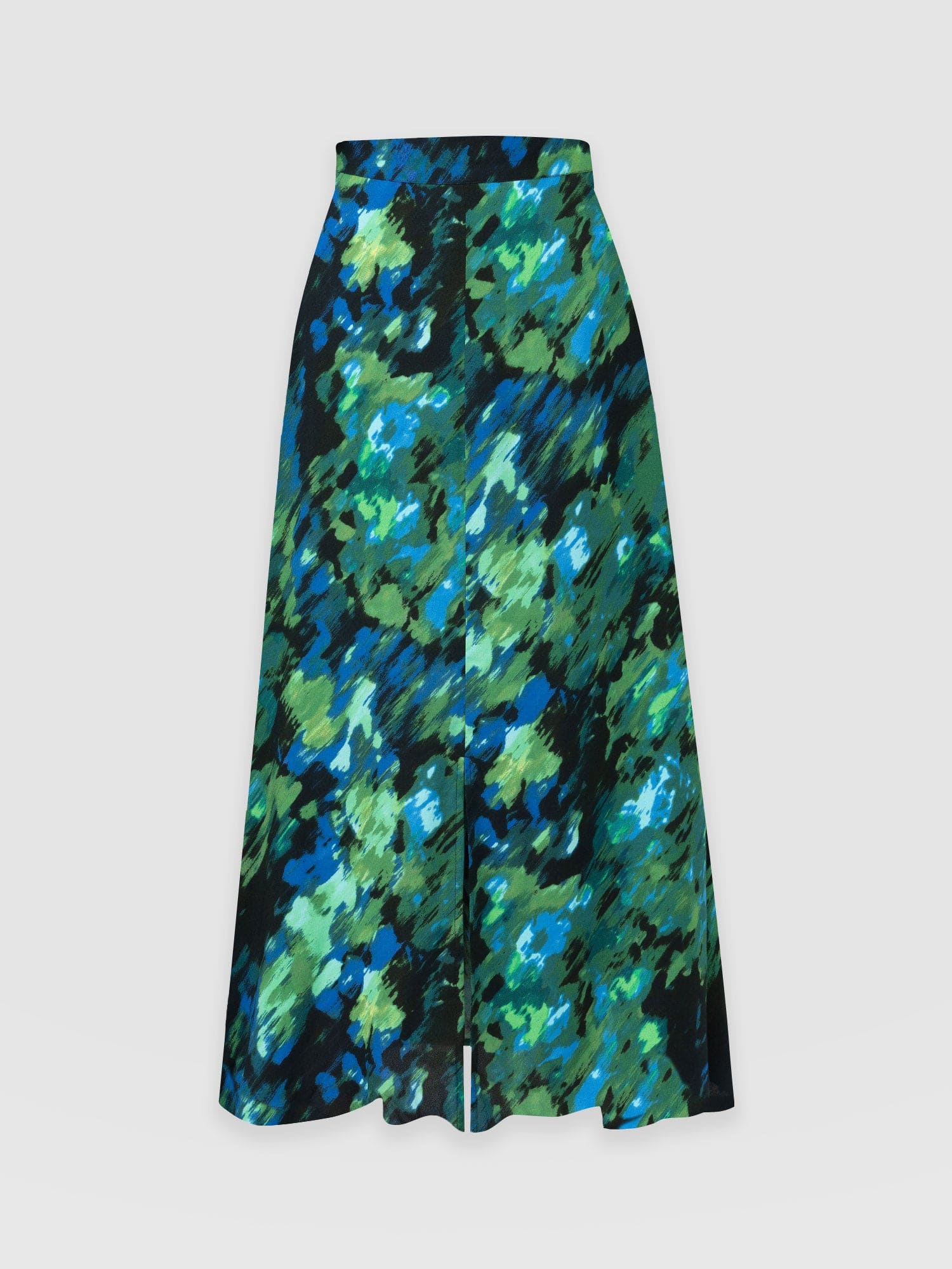 Marina Midi Skirt - Green Satellite